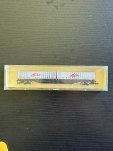 N VINTAGE Minitrix 3324 Flat Car W/Trailer Matson - ME1203 - Picture 1 of 3