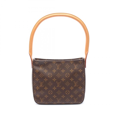 LOUIS VUITTON（LV） Borsa a tracolla Louis Vuitton Looping MM una M51146 Monogram tela pelle marrone