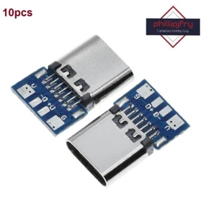 10pcs Connecteur USB 3.1 Type C 14 Broches Femelle Prise Prise PCB - Photo 1 sur 6