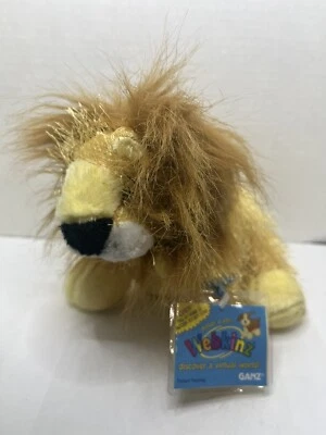 GANZ Webkinz Lion Plush HM006 Unused Code NEW - Image 1 of 4
