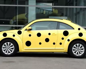 Calcomanías de coche puntos deportivos para escarabajo mini vinilo pegatinas laterales del motor ZC680 44 un. - Imagen 1 de 3