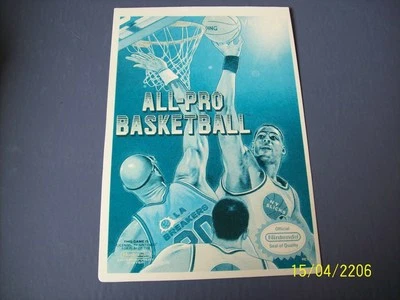Карта All Pro Basketball NES 8 бит Nintendo Vidpro - Изображение 1 из 2