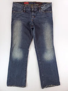 AG Adriano Goldschmied Jeans Womens 29 Cupid Relaxed Boot Button Fly Made USA - Picture 1 of 16