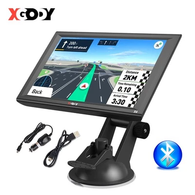 XGODY HD Auto GPS Navi Truck BUS PKW TAXI LKW Navigationsgerät 9 Zoll Bluetooth - Bild 1 von 4