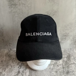 Balenciaga Paris Baseballmütze schwarz verstellbar Kappe Papa Krempe Mode - Bild 1 von 8