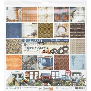49 e Mercato - RUST e REVS 2.0 - Confezione Raccolta 12x12 Album 8 Fogli - Foto 1 di 8