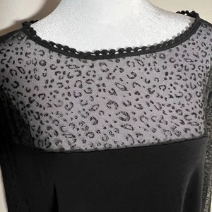 Emerald XL Black Top Lace Bell Sleeves Bad Romance Witchy Gothic Street Wear - Picture 1 of 6