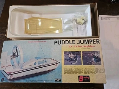 Vintage Sterling Models Puddle Jumper Airboat RC Model Kit B-26 - Image 1 of 4