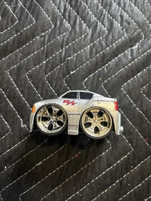 Jada Toys Chub City 2006 Dodge Charger R/T, Pull Back, Silver - Image 1 of 4