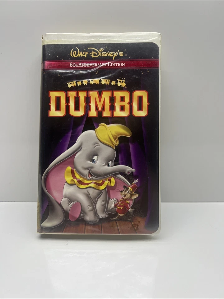 Walt Disney’s Dumbo 60th Anniversary Edition VHS Pre-owned Clamshell Case — 第 1/4 张图片
