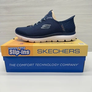 Skechers Herren Slipper Summits High Range Schuhe Navy Gr: 14 WEIT - Bild 1 von 11