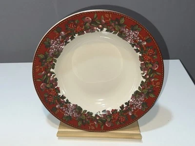 4-Raymond Waites фруктовая гирлянда Cornucopia салатница 8 5/8 «W сертифицированный Intl Corp - Изображение 1 из 4