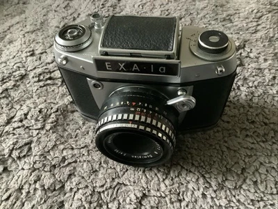 Seltene Vintage Filmkamera The EXA 1a 35mm. Ihagee Dresden. - Bild 1 von 4