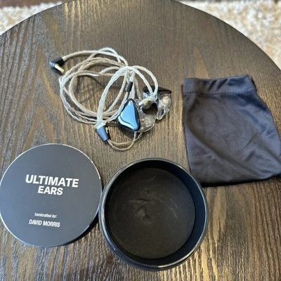 Rare Ultimate Ears Headphones - Handcrafted For Music Artist David Morris - Image 1 of 4