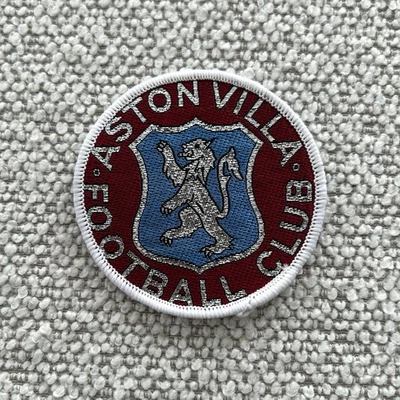 GENUINE VINTAGE ASTON VILLA FA PREMIER LEAGUE CLUB SEW ON CLOTH PATCHES BADGES - image 1 of 2