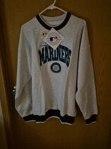 SEATTLE MARINERS Langarm Sweatshirt HERREN LARGE  - Bild 1 von 6