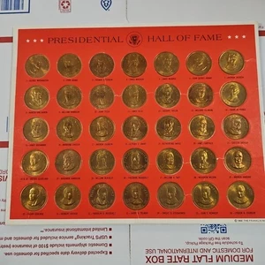 U.S. Presidential Hall Of Fame Bronze 35 Medallion Coin - Picture 1 of 3