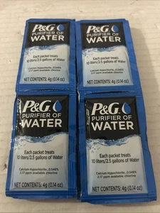 P & G Purifier of Water (12 pack) Portable Emergency Water Purifier Packets - Picture 1 of 2