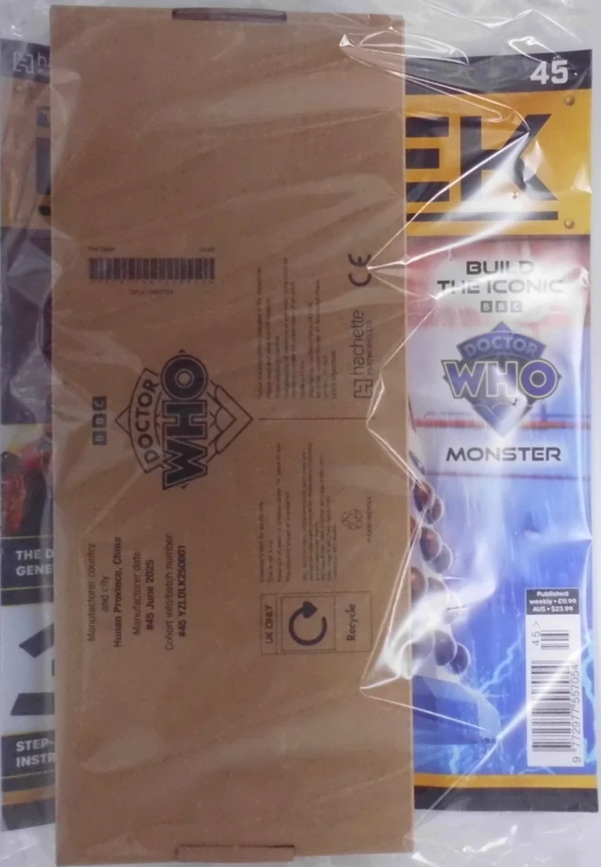 Hachette Build The Dalek partwork #45 Iconic BBC Doctor Who Monster 82cm Tall - Image 1 of 1