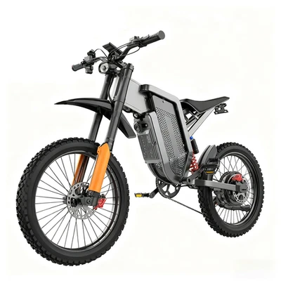 Bicicleta elétrica 3000W pico 6000W 60V/30AH 45MPH moto elétrica para adultos - Imagem 1 de 4