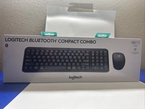 Logitech Bluetooth Compact Combo Black: Dome Switch Full Size 920-013507 - Picture 1 of 8