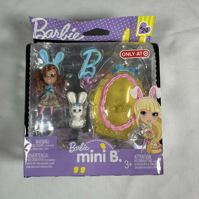 Barbie mini B 2009. Llavero muñeca de Pascua #24 exclusivo de Mattel Target - ¡NUEVO EN PAQUETE!! Foto 1 de 2