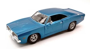 MAISTO MI31256BL DODGE CHARGER R/T 1969 METALLIC BLUE 1:25 Modellino - Foto 1 di 1