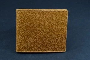CARTERA MONEDERO HOMBRE MIEL MARRÓN AUTÉNTICO CARABU CUERO FIRENZE 31 - Imagen 1 de 8