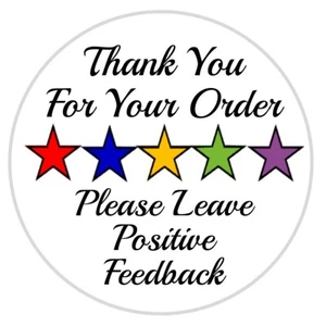 Thank You For Your Purchase Labels - Multiple Sizes - Great for Online Sellers - Picture 1 of 1