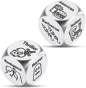 2 Pcs Date Night Gifts for Him Her Christmas Game Dice for Women Men Anniversary - Picture 1 of 35