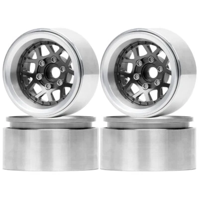 Alloy CNC Negative 10 Offset 1.9" Crawler Wheel Rim for 1/10 Axial Traxxas Gen8 - Image 1 of 4