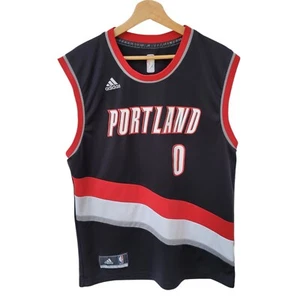 Portland Trail Blazers Damian Lillard NBA Basketball Jersey by Adidas - Size M - Picture 1 of 4