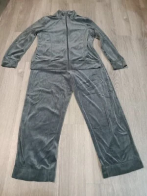 Para mujeres L 12-14 Desteñido Gloria Polar Jogging Traje Cremallera Chaqueta y Pantalones Chándal I-1 Foto 1 de 4