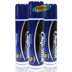 3x ChapStick Classic Original Lippenbalsam Stick für trockene rissige Lippen LSF10 - Bild 1 von 1