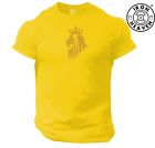 King Lion T Shirt Gym Clothing Bodybuilding Training Workout Exercise Boxing Top