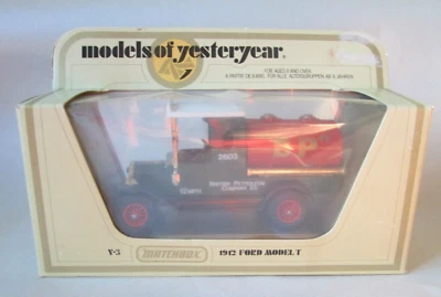 1978 Matchbox 1912 Ford Model T BP Gas Oil Tanker Truck Y-3 Models of Yesteryear - Image 1 of 4