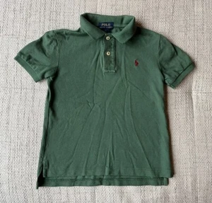 Ralph Lauren Polo Niño Polo Cuello Algodón Talla 5 Años Verde Manga Corta - Imagen 1 de 6