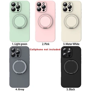 Custodia telefono silicone magnetica durevole alta qualità con supporto per Apple iPhone 14 Pro - Foto 1 di 11
