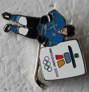 Left defence  1215 Authentic 2010 Vancouver Olympic pin Button - Bild 1 von 2