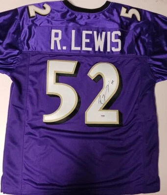 Baltimore Football Team R.Lewis - Auto Jersey - Image 1 of 2