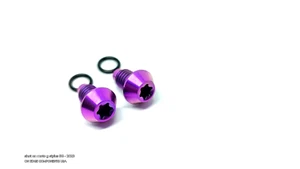 PURPLE Titanium Bleed Port Plug For Magura MT8 MT7 MT6 MT5 - Picture 1 of 2