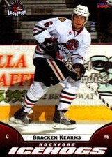 2009-10 Rockford Ice Hogs #18 Bracken Kearns