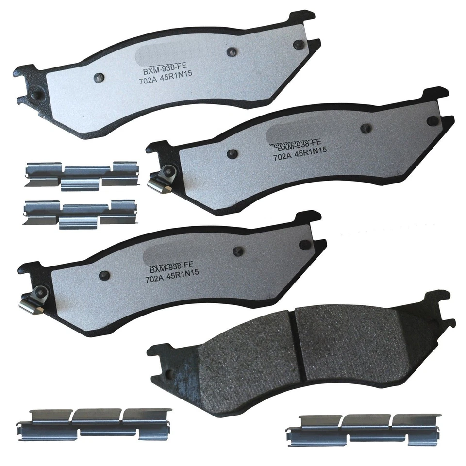 Rear Disc Brake Pad Set for Dodge Ram 2500, 3500, 1500, 4000 Van 2001-2008, - Image 1 of 1