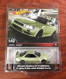 Nissan Skyline GT-R (BNR34) V-Spec II Nur with NISMO Parts Die Cast Car - Picture 1 of 3