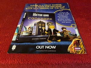 PADA35 ADVERT 11X9 DOCTOR WHO THE OFFICIAL COOKBOOK BY JOANNA FARROW - Picture 1 of 1