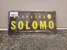 Solomo Bicycles License Plate / Tin sign ideal for Bike Shop, Garage or Man Cave