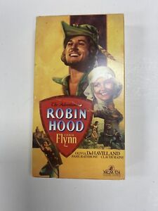 The Adventures Of Robin Hood VHS 1989 Errol Flynn MGM Home Entertainment