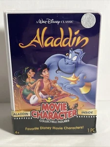 Disney ALADDIN Movie Character Collectible Figure In Mini VHS Display Case - Picture 1 of 5