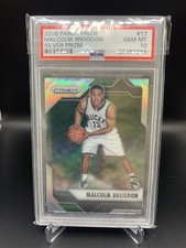 2016-17 Panini Prizm Malcolm Brogdon Silver Prizm Rookie RC Celtics #17 PSA 10