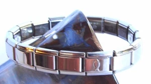 Pulsera Italiana Starter Símbolo Pez Cristiano AA NA Acero Inoxidable 18 Eslabones - Imagen 1 de 5